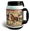 Thermal Mug 64 Oz Horses