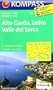 Alto Garda - Ledro - Valle del Sarca 1 : 25 000: Wanderkarte mit Radtouren.  GPS-genau / Rei�fest / Wetterfest