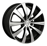 Touren TR3 3130 Black Wheel with Machined Face (15x7/10x100mm)