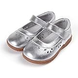 SSJH ベビーシューズ 子供シューズ キッズ靴 女の子 ガールズ しずく 本革 マジックテープ 耐磨 軽量 滑り止め 可愛 素敵 おしゃれ 通園 通学 七五三 結婚式 発表会 お出かけ ホワイト シ