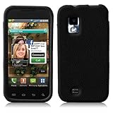 Black Texture Gel Skin Case for Samsung Fascinate (Galaxy S) Verizon Wirele ....