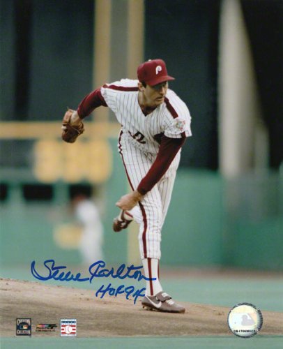 Steve Carlton Philadelphia Phillies Autographed 8x10 Photo w/HOF'94 Inscription