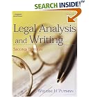 Legal Analysis and Writing, 2E (The West Legal Studies Series) by  William H. Putman