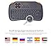 VIBOTON Mobile Wireless Keyboard Mini USB Gaming Small Keyboards with Touchpad Best Ergonomic Smart TV Keyboards Support Android,Linux,Windows,Control Your Device Easier & Better or Your Money Back!