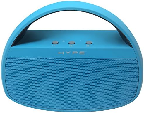 Hype® Boombox Portable 6W Speaker Wireless Rechargeable Bluetooth Stereo Speaker, Powerful Sound with Built in Microphone, for iPhone 6 Plus + 5s 5c 5 4s, iPad 4 3 2 Retina Air Mini, iPod Touch, Samsung Galaxy s5 s4 s3, Note, Tab Pro, Blackberry, Nexus 7 10 , HTC one m8 m7 and Other Smart Cell Phones and Mp3 Players