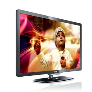 Philips 40PFL6606K/02 102 cm (40 Zoll) LED-Backlight-Fernseher (Full-HD, 400 Hz PMR, DVB-T/-C/-S2, Smart TV) dunkel gebürstetes Silber