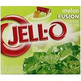 JELL-O Gelatin Dessert, Melon Fusion, 3-Ounce
