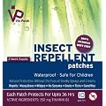 Vie Patch Insect Repellent - 100% Natural Protection, Safe for Children, Waterproof. 10 Patches - 2 Week Supply