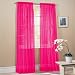 2 Piece Solid Rose Pink Sheer Window Curtains/drape/panels/treatment 59w X 84l