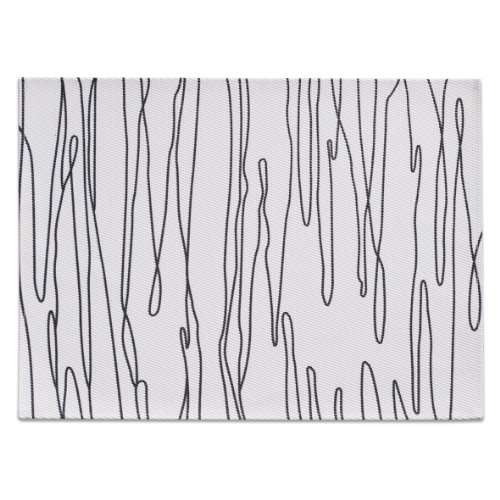 Zeller 26896 Platzset \"Line\", PVC/Polyester, 4-er Set 45 x 33 cm, wei&szlig; Preisvergleich