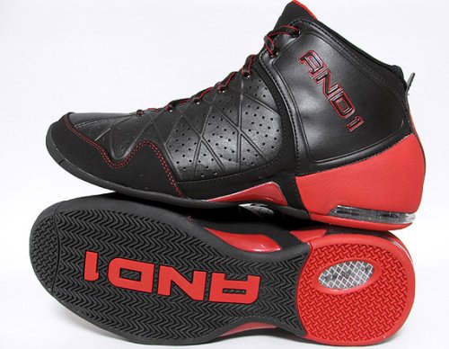 Cover image : AND1 Diamond Mid　黒/赤