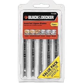 Black and Decker 75-639 Jigsaw Blades Set, Wood and Metal, 13-Pack by Black & Decker