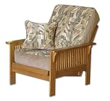 Simmons Futons Z93356MSSC67 Kirkland Medium Chair with Veraki TDC Mattress