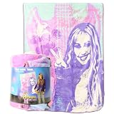 Hannah Montana Micro Raschel Heavy Fleece Blanket (Measures 50