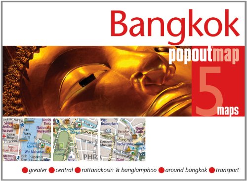 Bangkok Popout Map - pocket size pop-up map of Bangkok (Popout Maps)