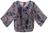 Ella Moss Girl 7-16 Stained Glass Bell Sleeve Top