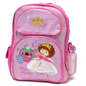  Strawberry Shortcake Pink Toddler Backpack and Matching Shoulder Purse Set