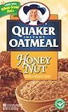 Quaker Instant Oatmeal Honey Nut, 10-Count Boxes (Pack of 4)