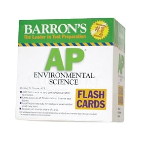 Barron’s AP Environmental Science Flash Cards (Barron’s: the Leader in Test Preparation) (Cards)