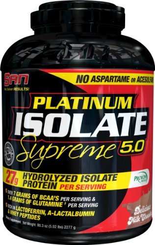 SAN Platinum Isolate Supreme, Delicious Milk Chocolate, 5 Pound On Sale