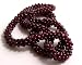 Ladies natural gemstone collection rope necklace - Garnet
