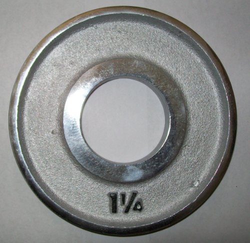 1 1/4 lb. Chromed Machined Olympic Plates (Pair)