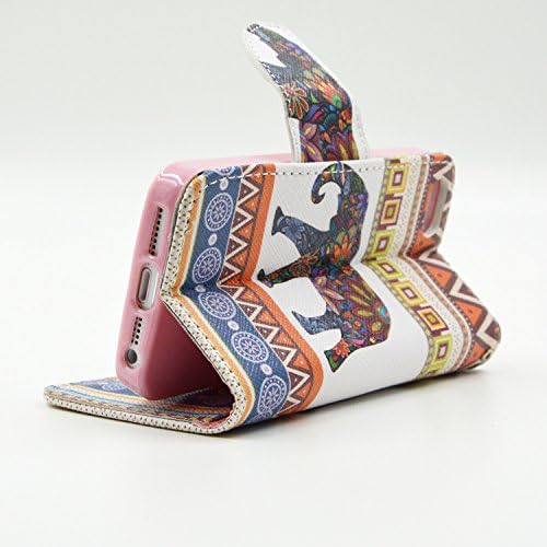 Mococase Pu Leather Wallet Cases Flip Case Stand Holder for Iphone 5 / 5S