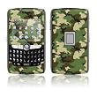 Woodland Camo Design Protective Skin Decal Sticker for Blackberry 8800/ 8820/ 8830/ World Cell Phones