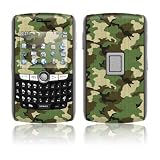 Woodland Camo Design Protective Skin Decal Sticker for Blackberry 8800/ 8820/ 8830/ World Cell Phones
