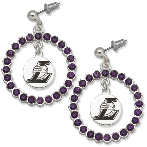 NBA Los Angeles Lakers LogoArt Spirit Earrings