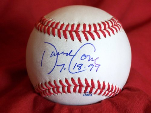 New York Yankees David Cone Autographed ROLB Baseball with 