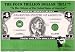 4 Trillion Dollar Bill (Bill Clinton) Art Poster Print - 22