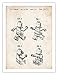 3d Mini Figurine Poster 1979 Patent Art Print, 18 By 24