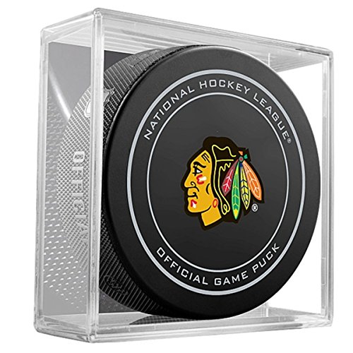 Chicago Blackhawks Replica Game Puck with Case