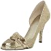 Nine West Women's Jojus D'orsay Pump,Bronze Reptile,8 M
