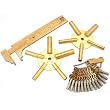 25Pc Brass Clock Keys Gauge Set Fits Wall Grandfather