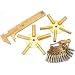 25Pc Brass Clock Keys Gauge Set Fits Wall Grandfather