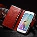 S6 Edge Plus Case, Joopapa Galaxy S6 Edge Plus Wallet Case,Pu Leather Case Magnet Wallet Credit Card Holder Flip Cover Case Built-in 9 Card Slots & Stand Case for Samsung Galaxy S6 Edge Plus (Brown)
