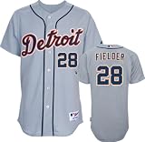 Prince Fielder Jersey: Detroit Tigers #28 Road Grey Authentic Jersey