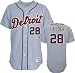Prince Fielder Jersey: Detroit Tigers #28 Road Grey Authentic Jersey