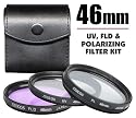 Zeikos ZE-FLK46 46mm Multi-Coated 3 Piece Filter Kit (UV-CPL-FLD)
