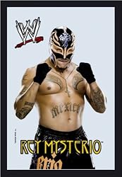 WWE Merchandise - Bar Mirror - Rey Mysterio (Size: 9" x 12")