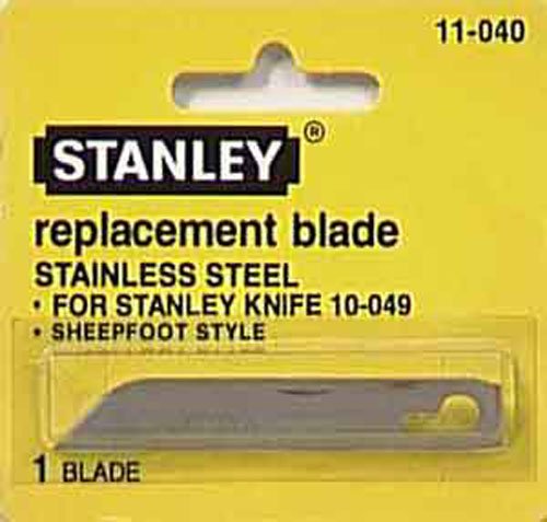 10 Pack Stanley 11-040 Sheepfoot Replacement Heavy Cutting Blade for 10-049 Pocket Knife 10 Pack Stanley 11-040 Sheepfoot Replacement Heavy Cutting Blade for 10-049 Pocket Knife Hunting Knives