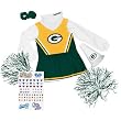 Green Bay Packers NFL Girls Cheerleader Gift Set