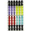 LEGO Star Wars 12 x Sabre laser bleu vert violet rouge avec poign�e en noir Nouveau 2011
