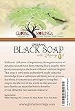 Raw African Black Soap From Ghana, Pure and Organic (with Moringa Oil)