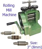 Rolling Mill Machine 3 (8mm) Wire Flat Patter Roller Sheet Metal 5 Dies