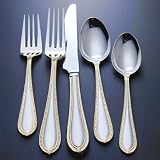 POWERSCOURT GOLD SERVING SET 3PC