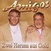 Zwei Herzen aus Gold