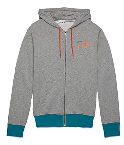 Fila Men's Basic Zipper Hoody Pocket Jacket GRAY 2XL